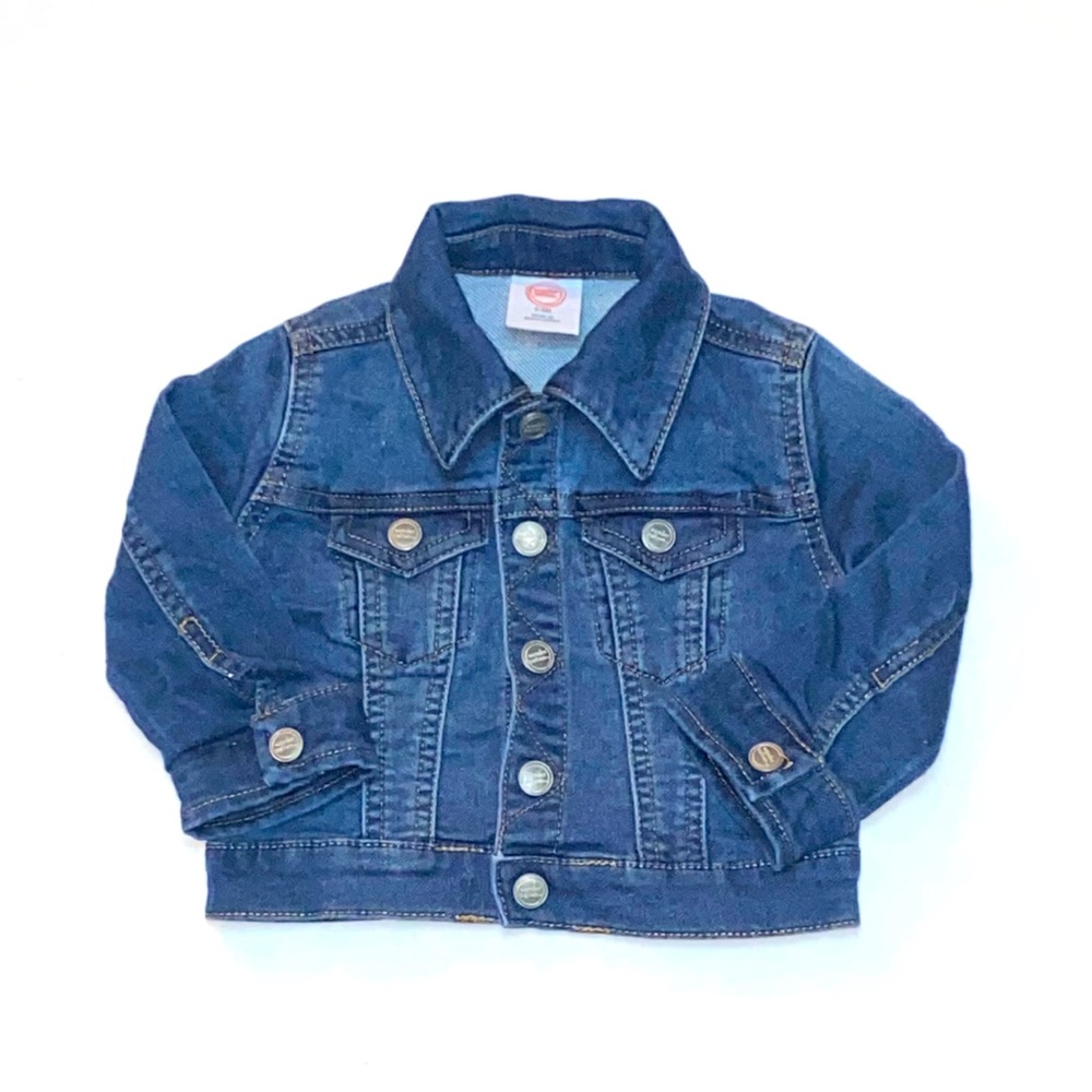 4/$20 Wonder Nation Baby Unisex Jean Jacket 6-9M